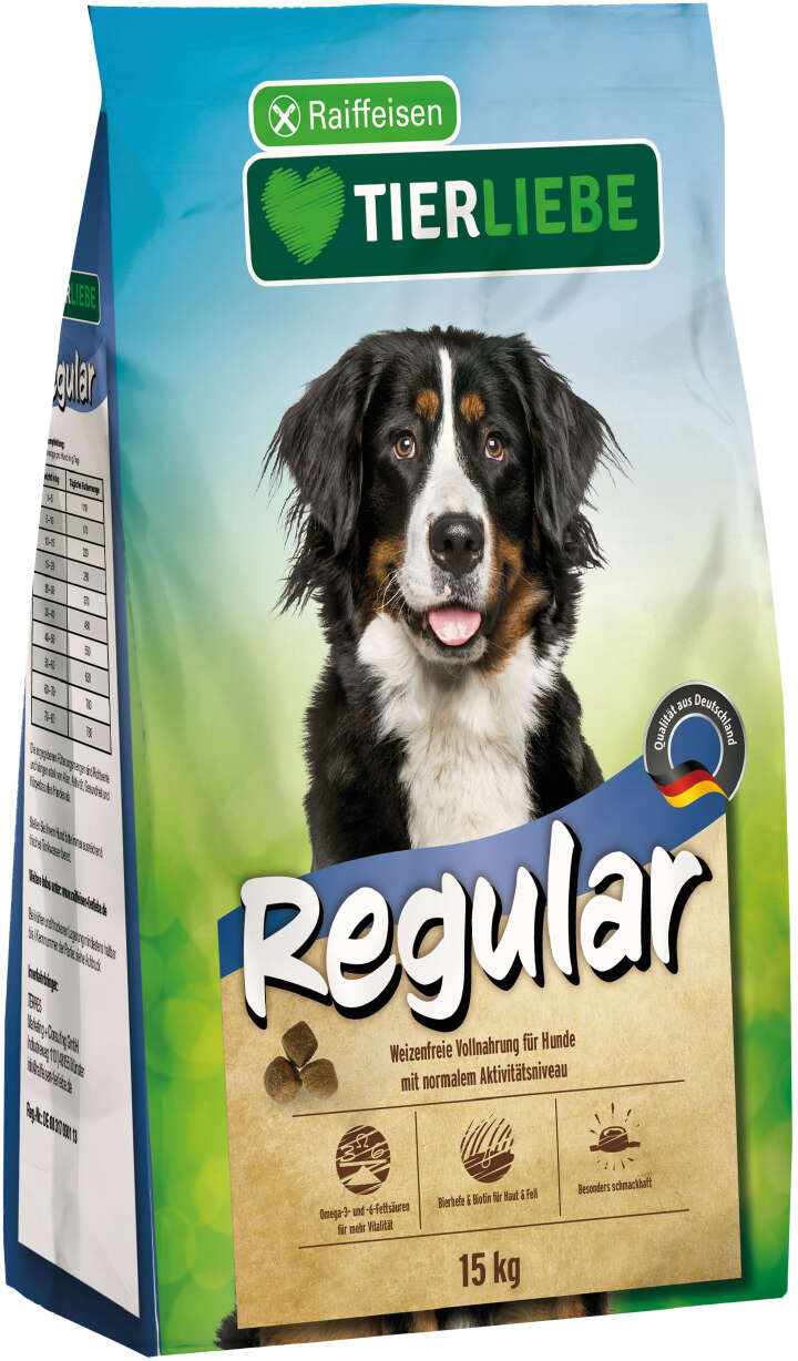 TIERLIEBE Hunde-Trockenfutter Regular